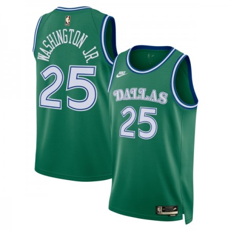 Män Dallas Mavericks Tröja Washington JR Nike 2025-26 Classic Edition Grön Swingman